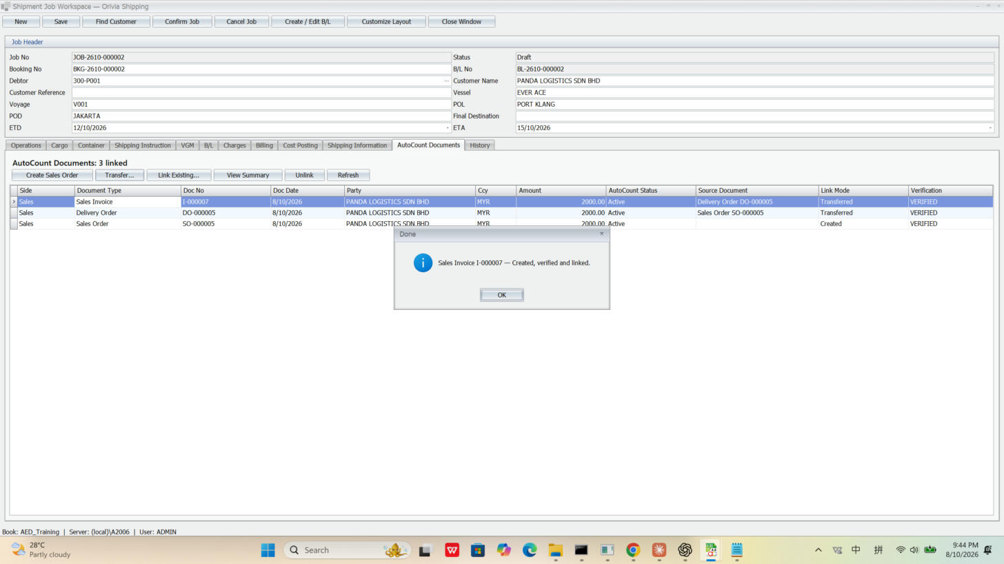 Invoice created